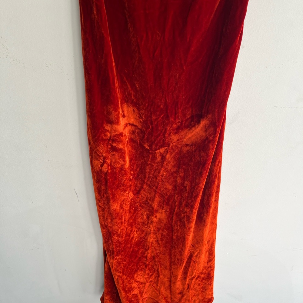 REFORMATION Lorenzo Velvet Lace Dress Size Large - Picture 4 of 11